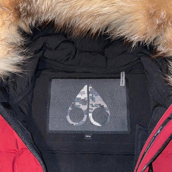 Moose Nuckles Roselawn jacket po# 004276A red rock. NWOT - Picture 4 of 11